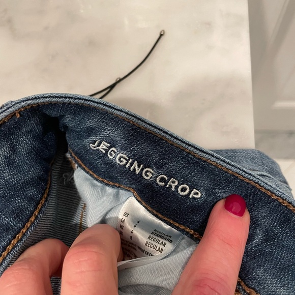 AMERICAN EAGLE | super super stretch cropped jegging  size 4 - Picture 7 of 8